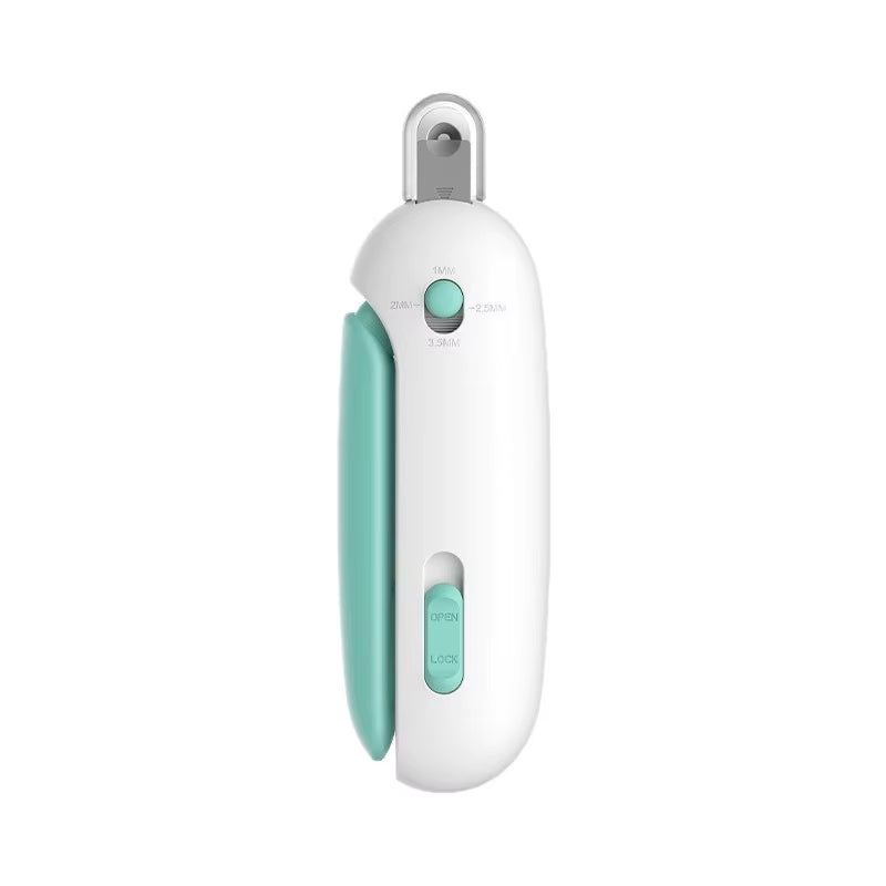 Cat Nail Clipper with Adjustable Trimming Hole & Hidden Nail File | Safe Toenail Trimmer for Kittens/Indoor Cats/Christmas