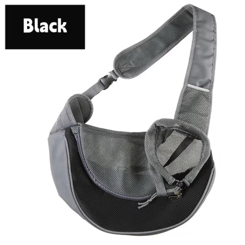 1Pc Dog Out Backpack,Dog Sling Carrier Breathable Mesh Travel Crossbody Bag for Puppy Cat Hiking Camping