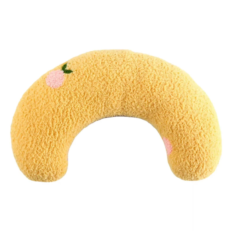 Small Pillow for Pet Cats Dogs Sleeping Mat Neck Guard U-Shaped Pillow Soft and Thick Bite Resistant Winter Warm Comfort Pillow