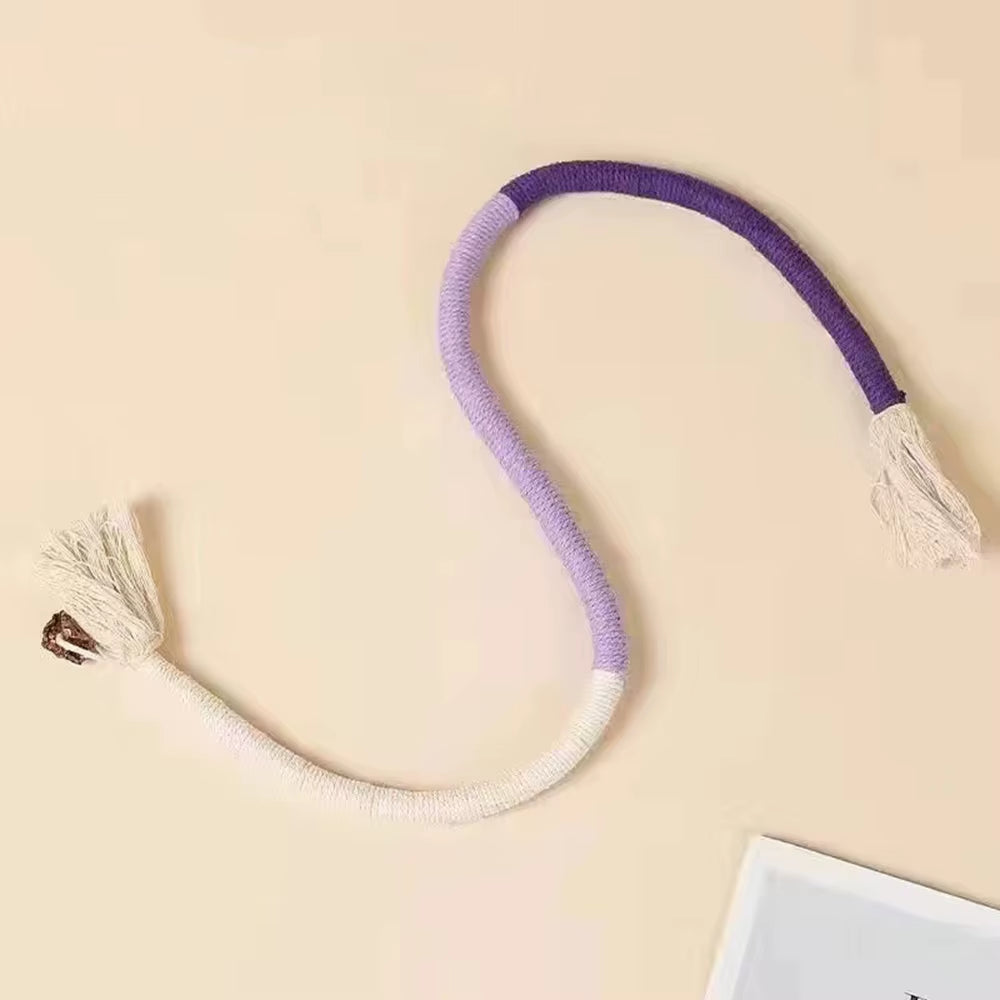 Cat Toys Chew Rope Safe Teeth Cleaning Toy for Indoor Kittens, Interactive Cat Nip Kitty Toys for All Breeds