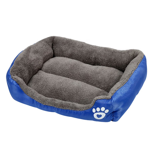Rectangular Dog Cat Beds Mattress Washable Pads Room, Soft Winter Warm Plush Sleeping Pet Fleece Bed Mat for Small Doggy Kitten, Anti-Slip Waterproof Bottom